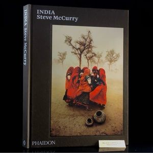 Book Phaidon Coffee Table Steve McCurry “India” XL Hardcover VG Photography Art